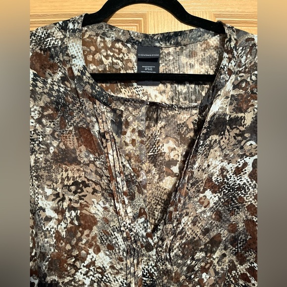 Covington animal print blouse - Picture 3 of 9